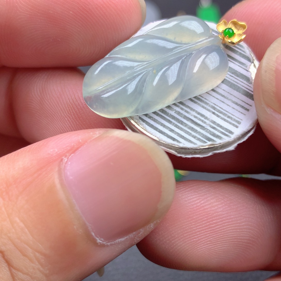 【闪购商品】翡翠18K金镶嵌颈饰翡翠