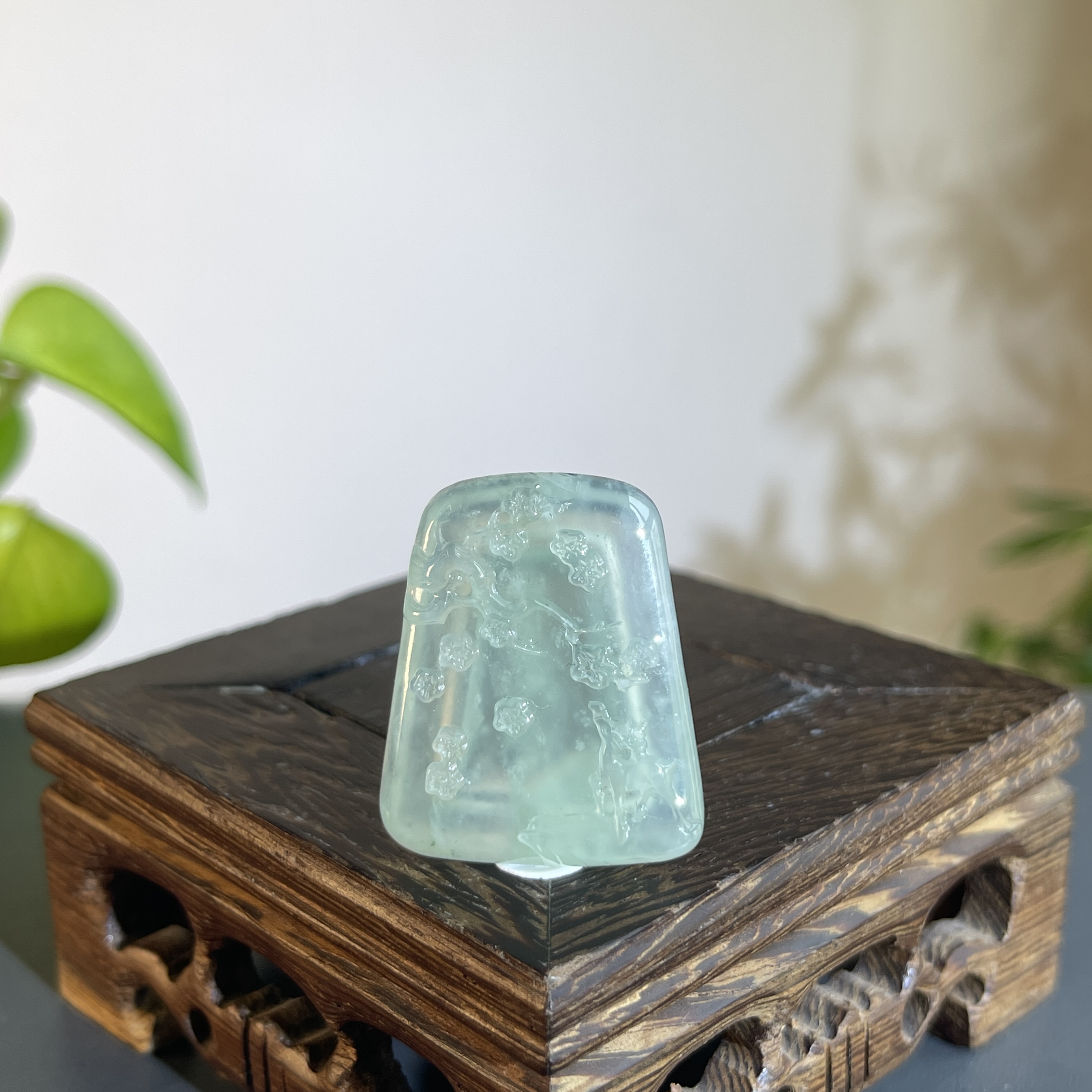 JTA21-103 天然缅甸翡翠A货 山水牌