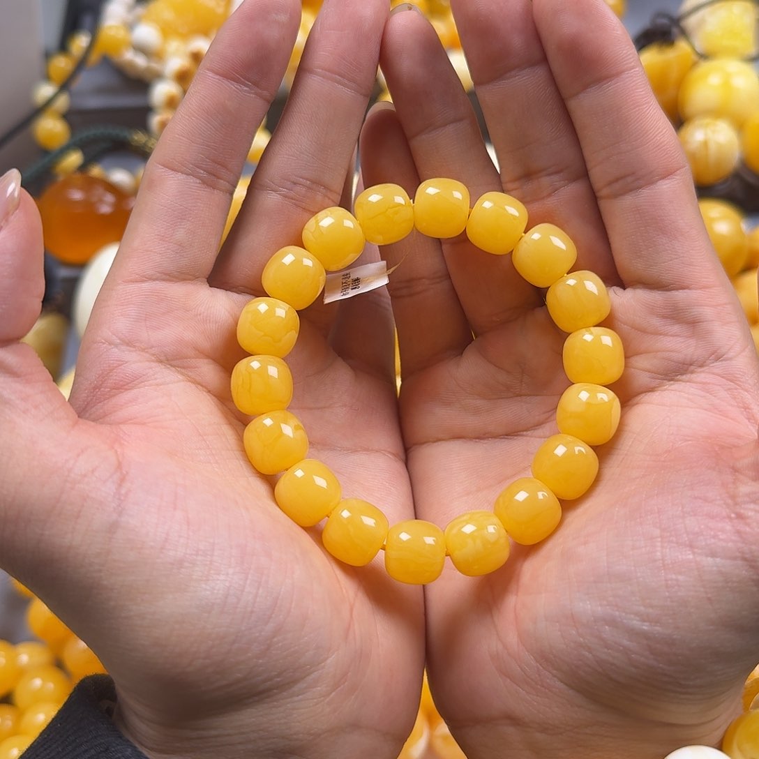 蜜蜡珠宝奇石未镶嵌同料老型13mm