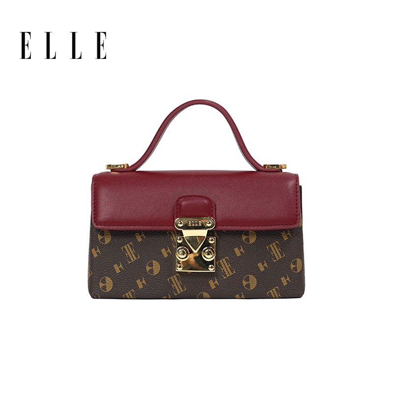ELLE25年春夏时装周秀款【月光宝盒】手提斜挎盒子包情人限定60553