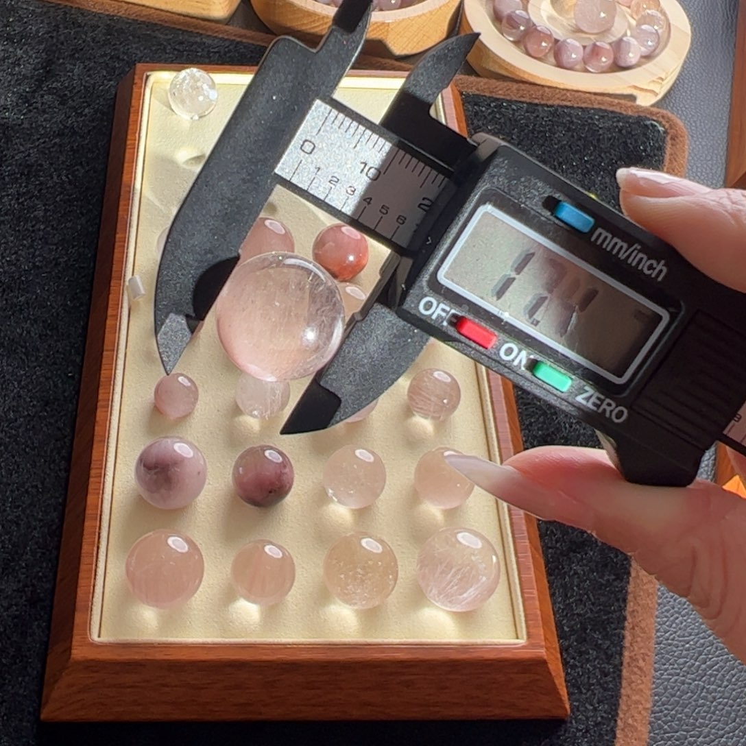 J***y水晶手链未镶嵌17.4m定制通孔不退不换