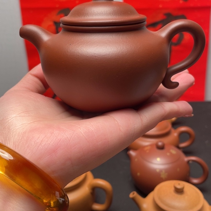 紫砂壶Q**糖全手工红清水