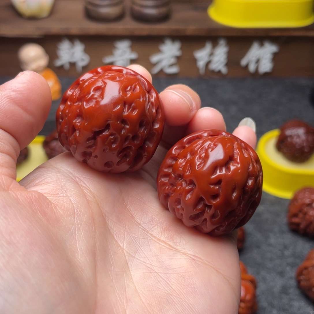 吊坠文玩核桃文玩核桃 手把件 百年 36