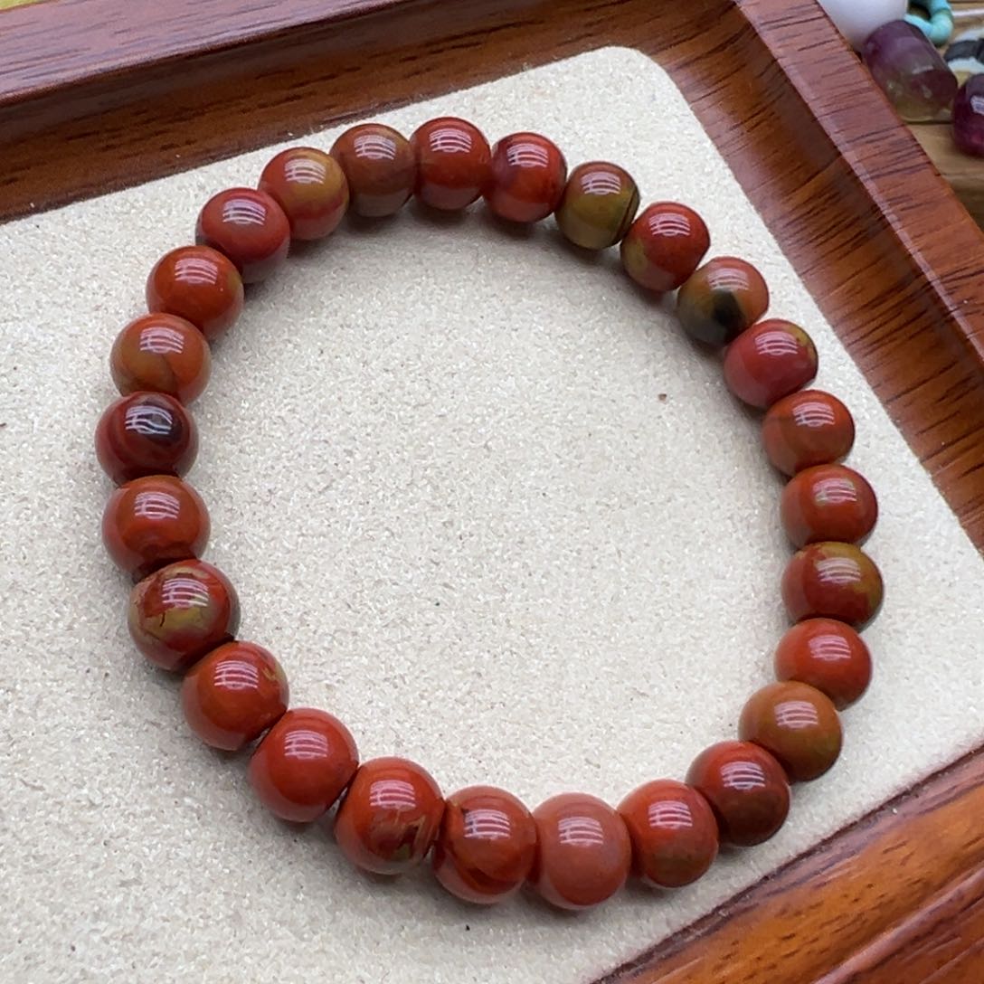 南红玛瑙手链未镶嵌