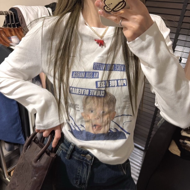 【思含】冬款减龄小男孩印花短款上衣