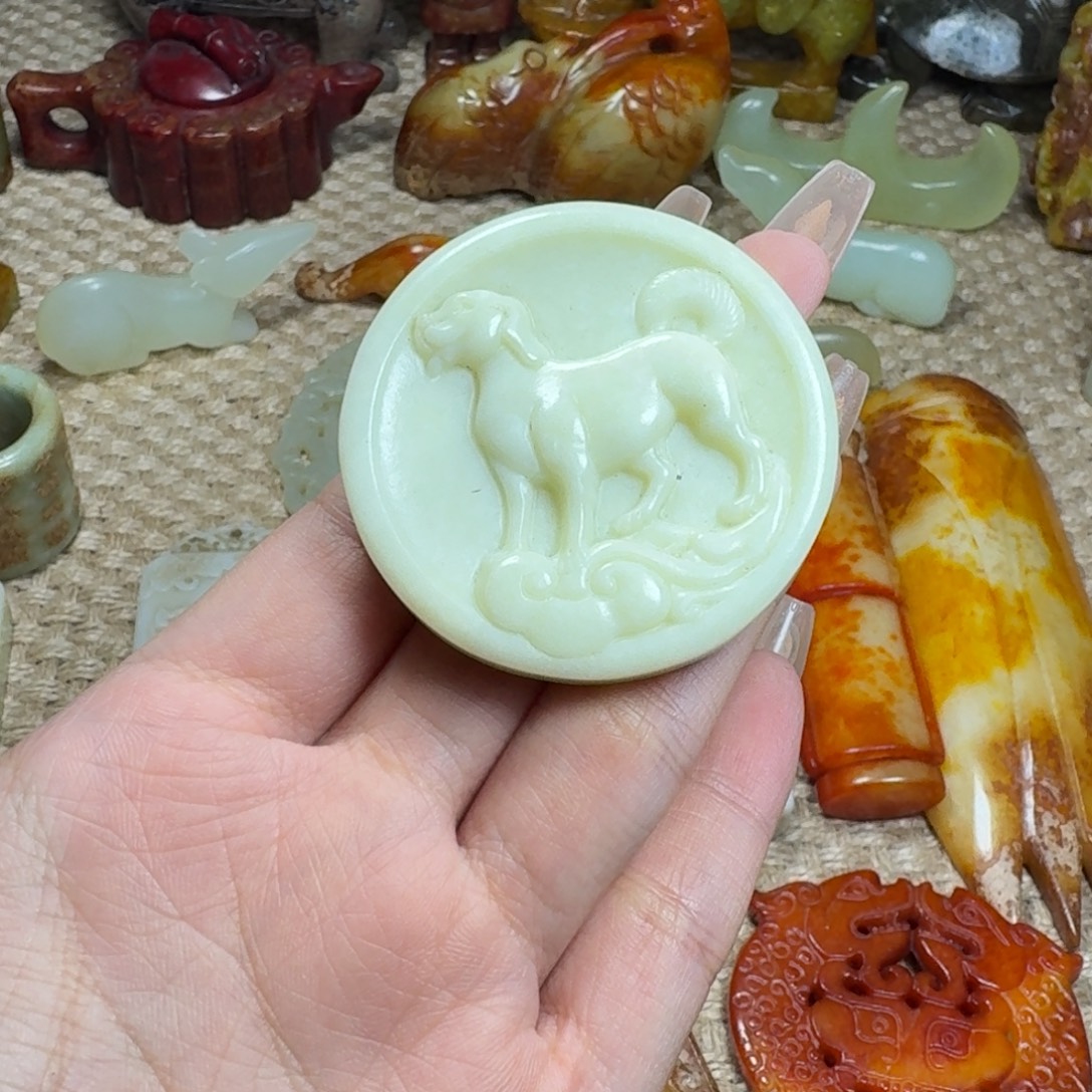 吊坠白玉菩提挂件