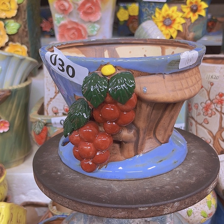 紫砂花盆粗陶材质多肉花盆