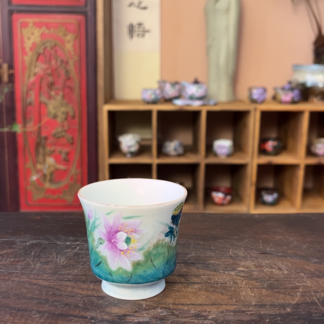 柴烧手工手绘陶瓷