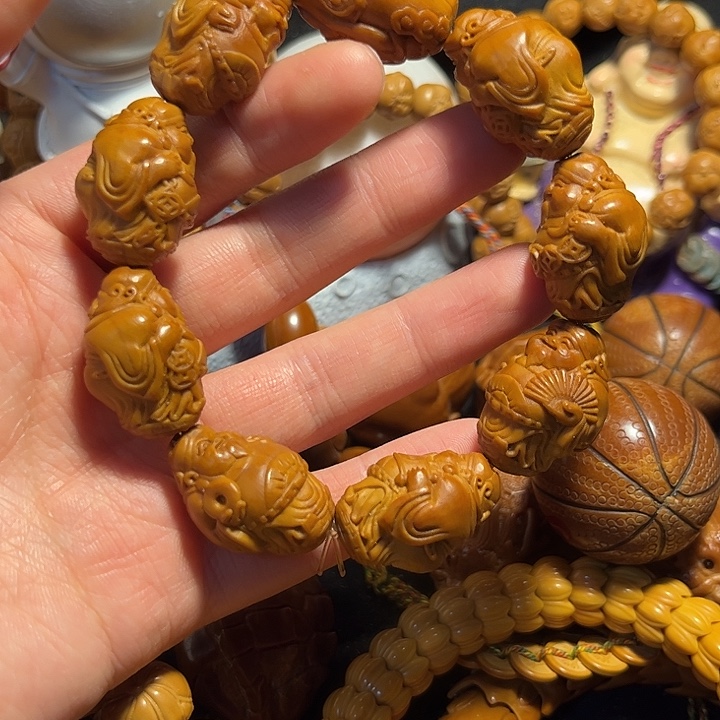 手串/手链橄榄核站立财神