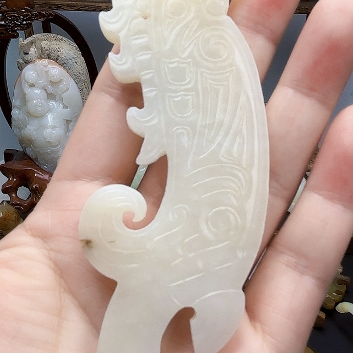 和田玉（糖玉）颈饰未镶嵌