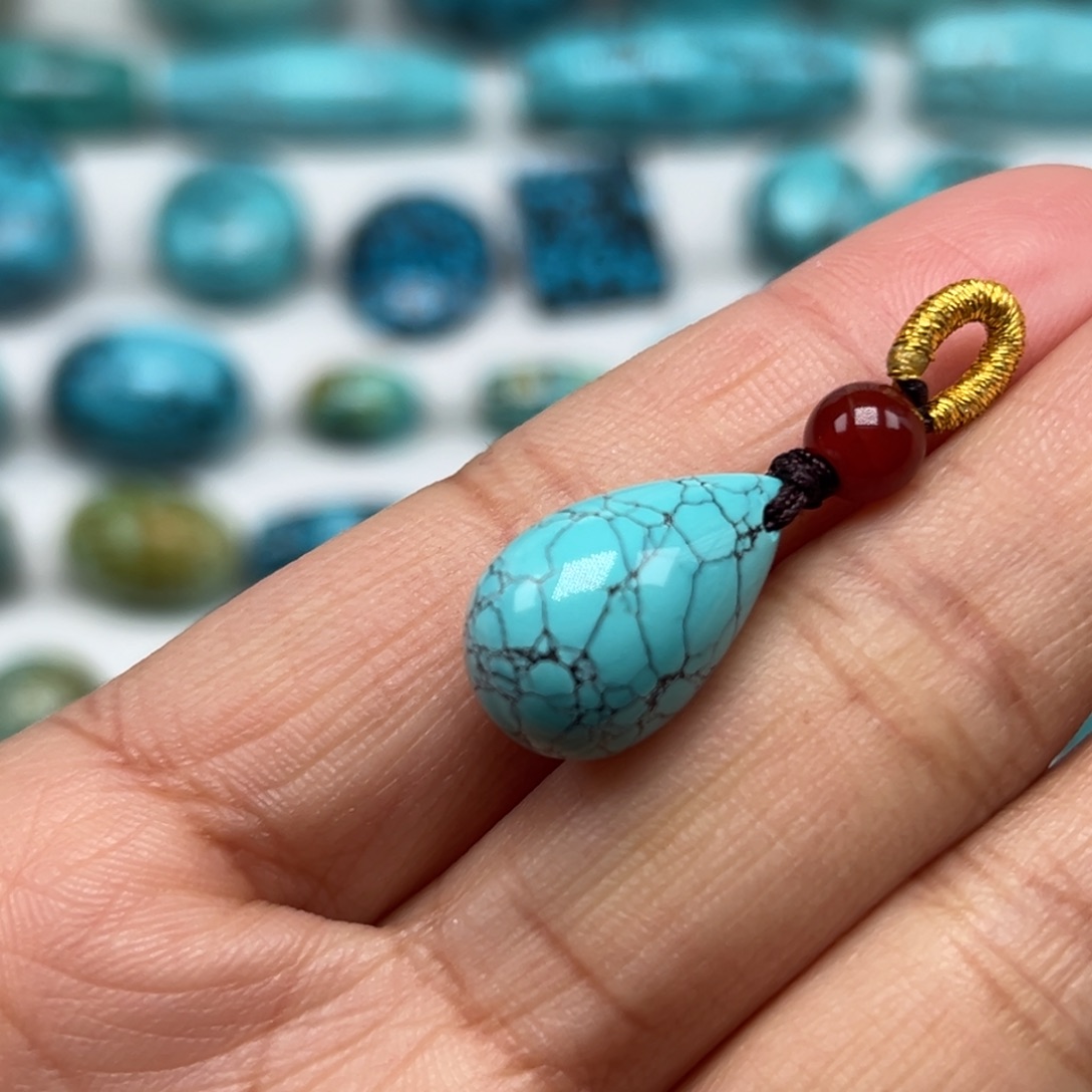 绿松石珠宝奇石未镶嵌