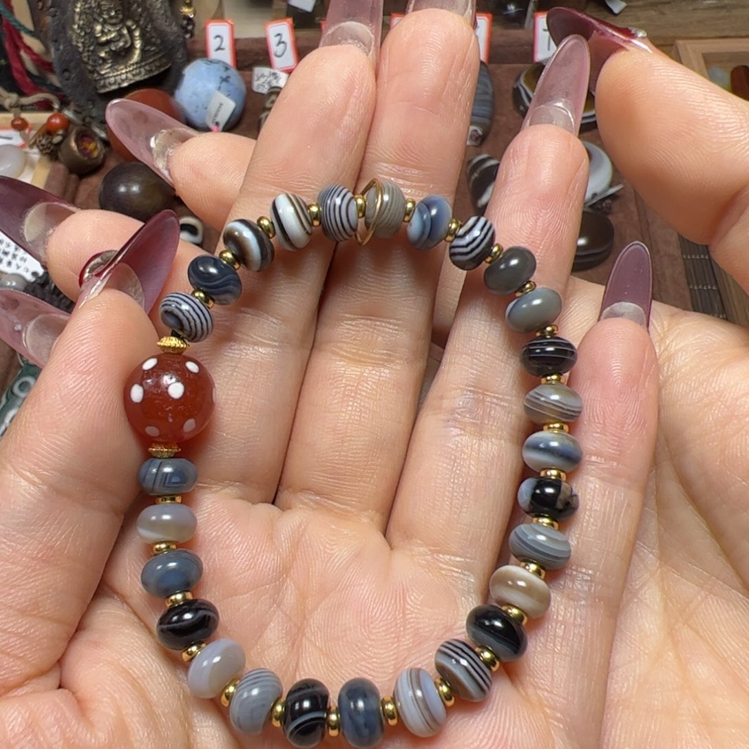 玛瑙/玉髓手链未镶嵌