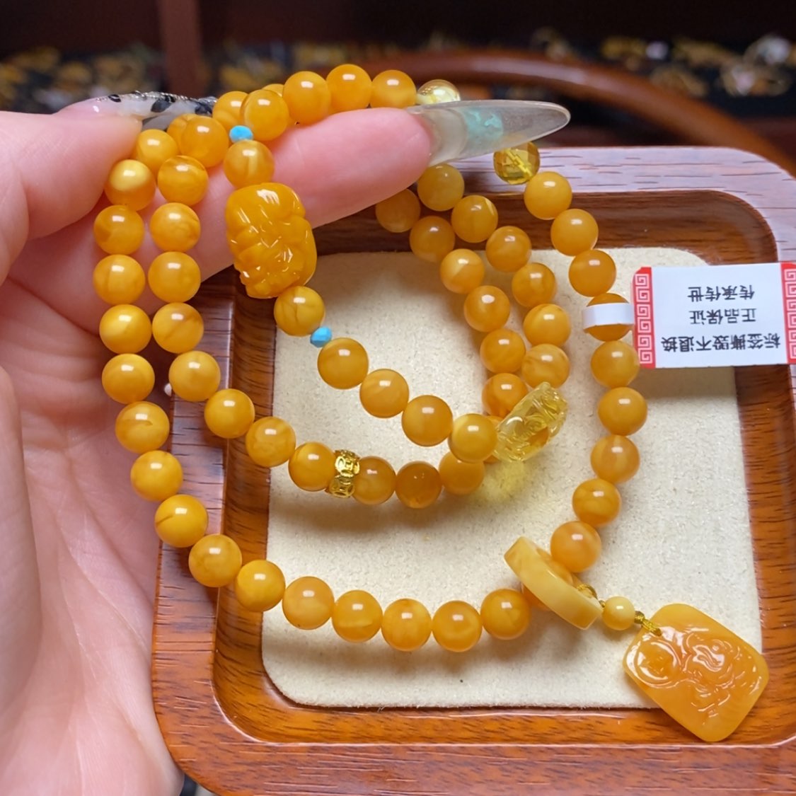 【闪购商品】蜜蜡手链未镶嵌手串