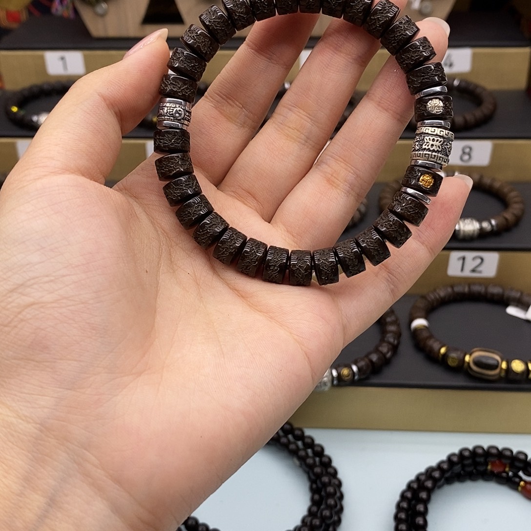明***屁椰蒂手串原生态9*6