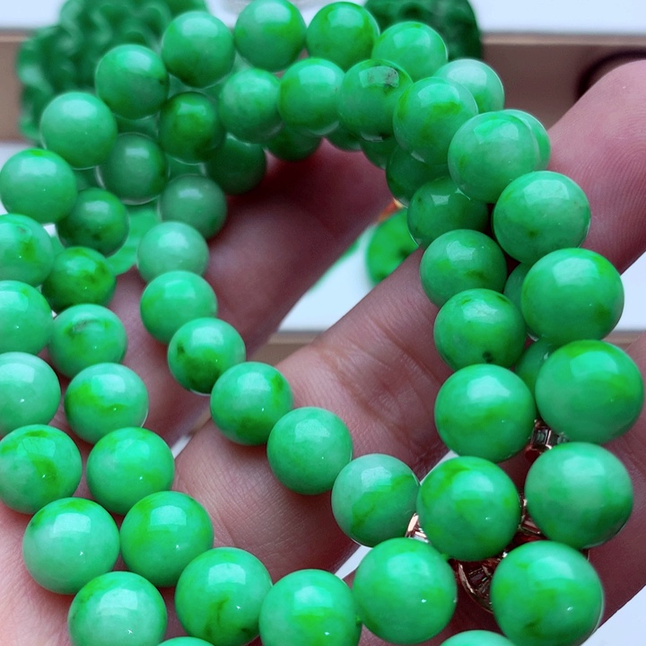 翡翠未镶嵌毛衣链