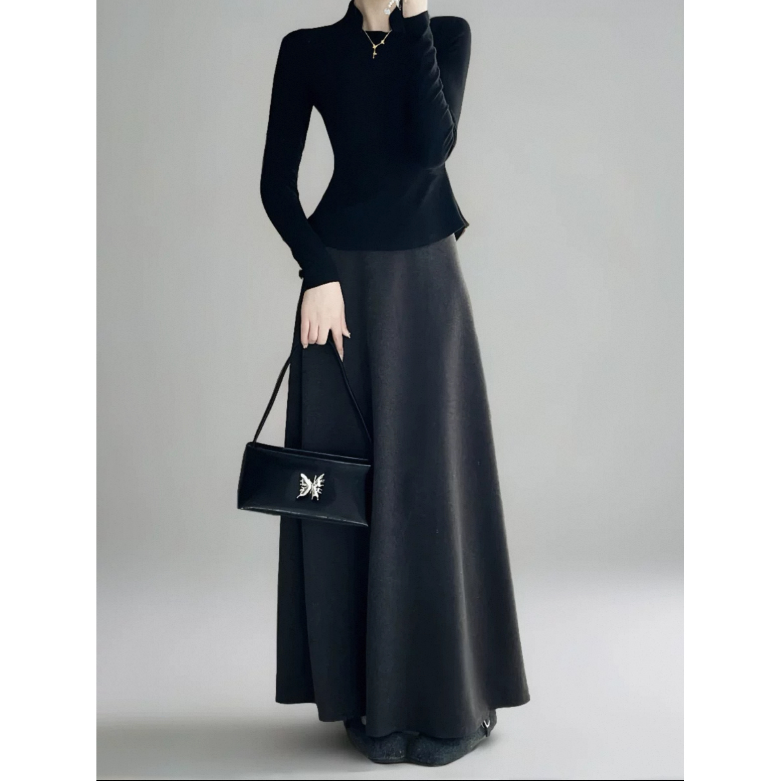 【701-800编码点这里】加绒厚款长裙半身裙