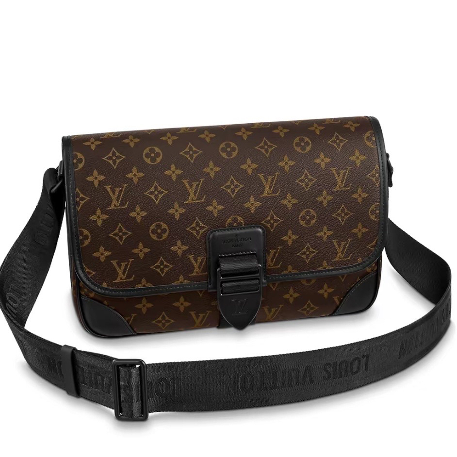 99新 LouisVuitton/路易威登 Archy老花满印斜挎包 F965