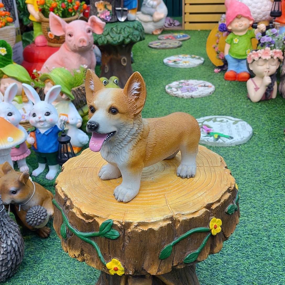 红陶花园庭院摆件