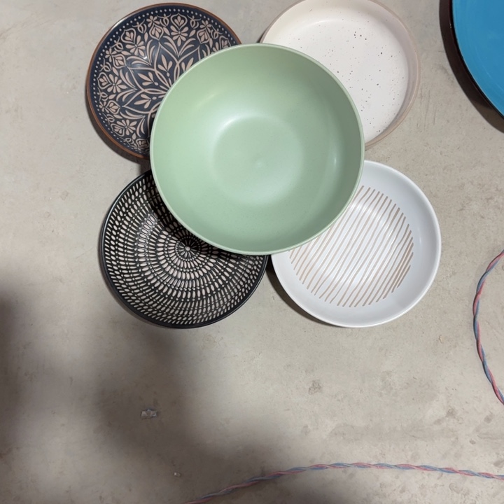 海***摇陶碗直播特惠5只装  微瑕