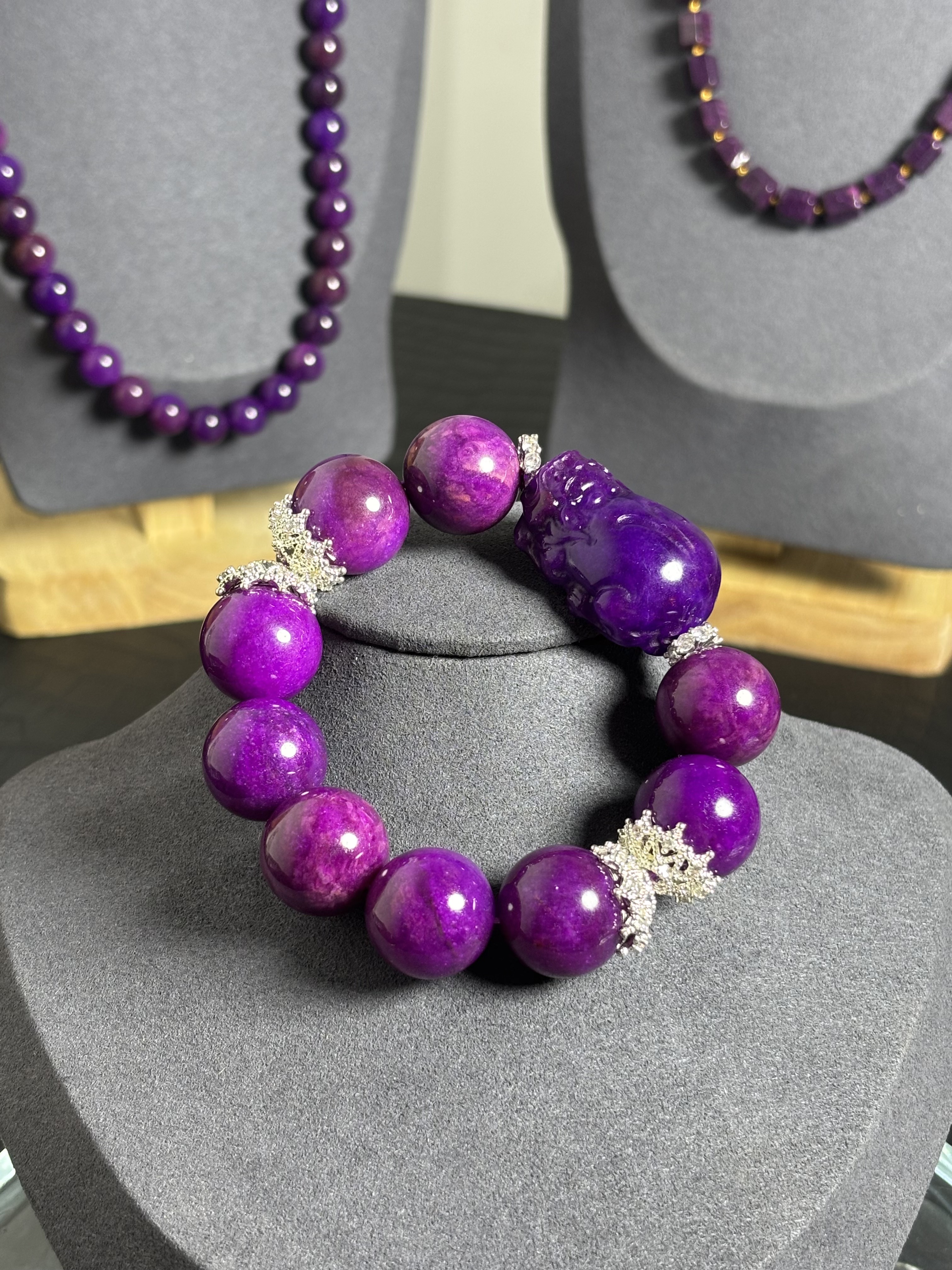 【元香舒紫】酱感丝绒紫貔貅手串发其一