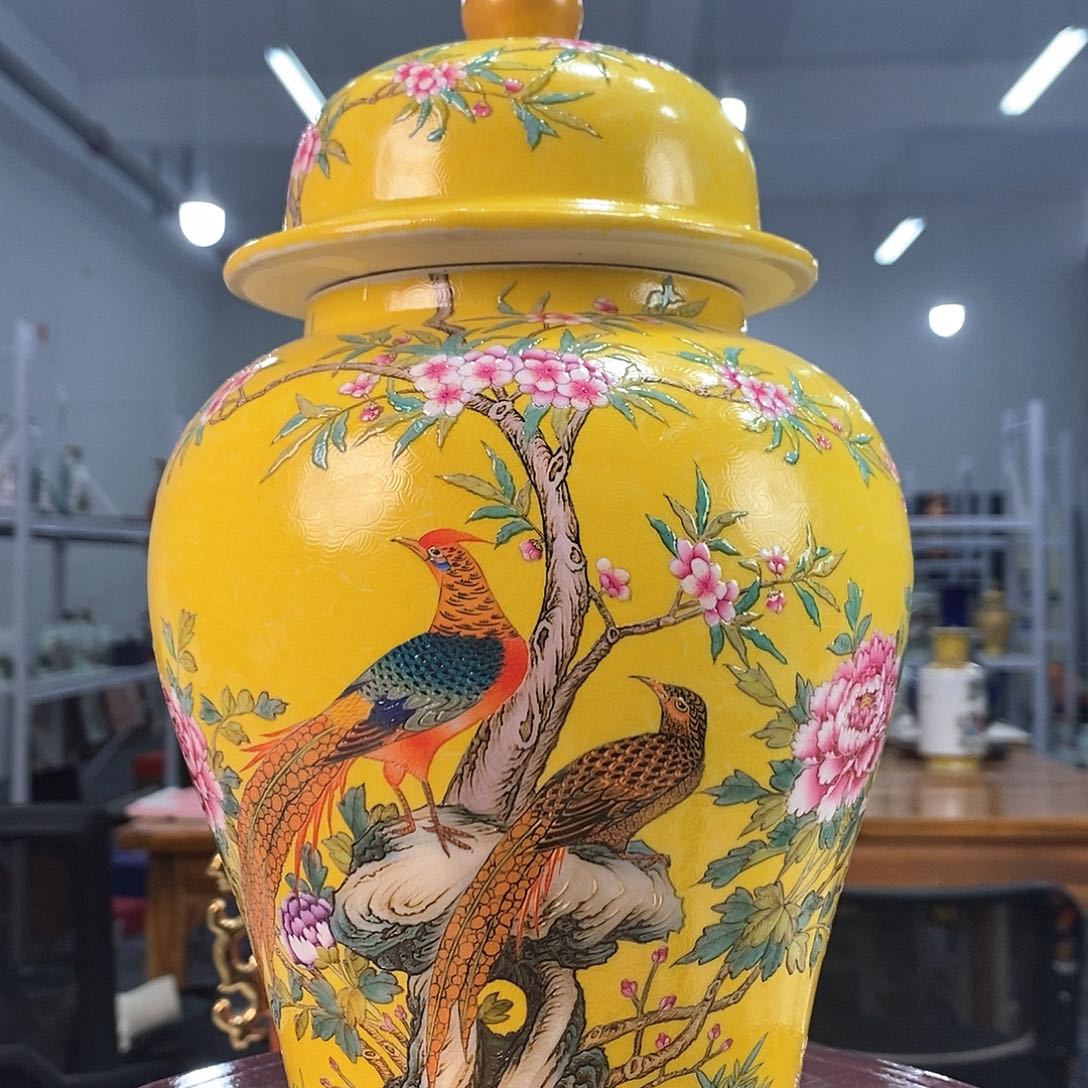 摆件景德镇陶瓷花瓶摆件