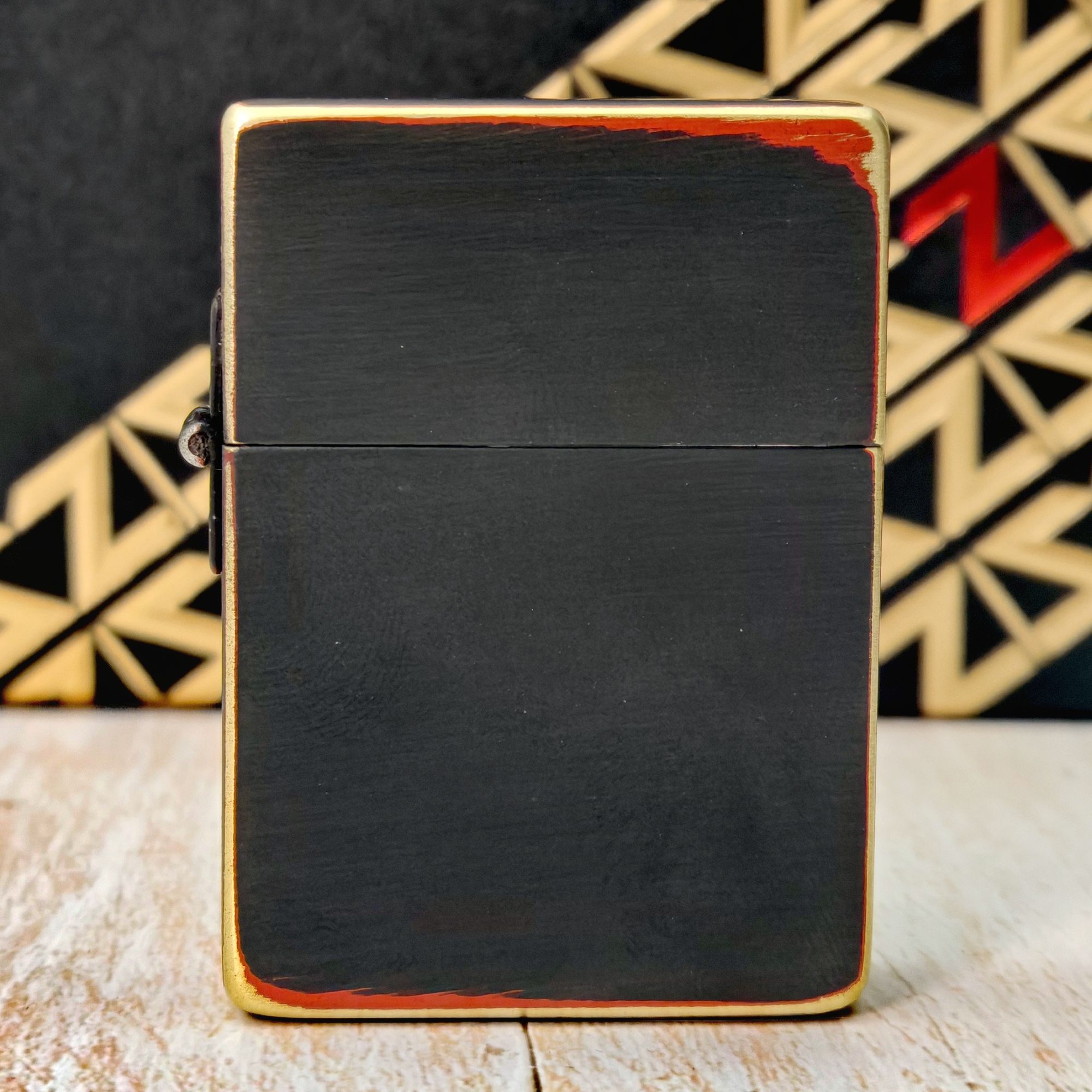 Zippo打火机正版1935红与黑复刻商务简约送礼收藏防风煤油DYJ1