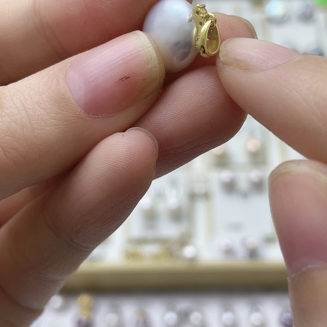 暖***阳吊坠(不含链)淡水珍珠银S925镶嵌