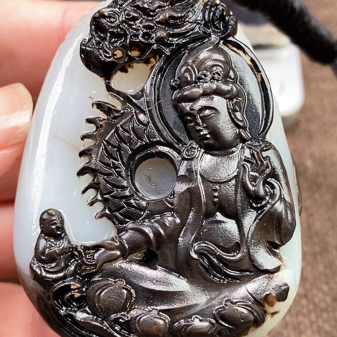 和田玉挂件未镶嵌