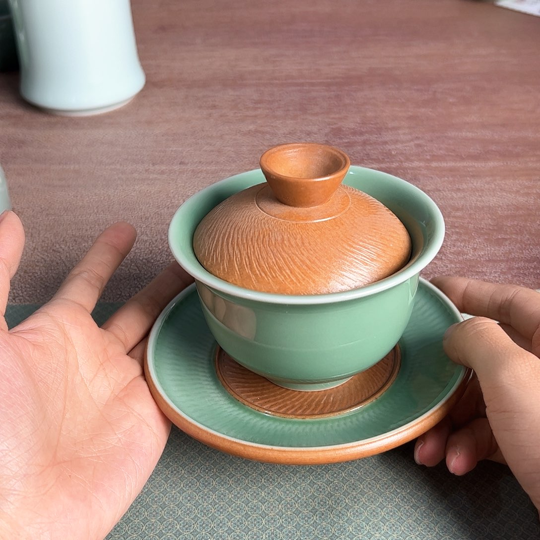 云间青瓷龙泉小米茶器