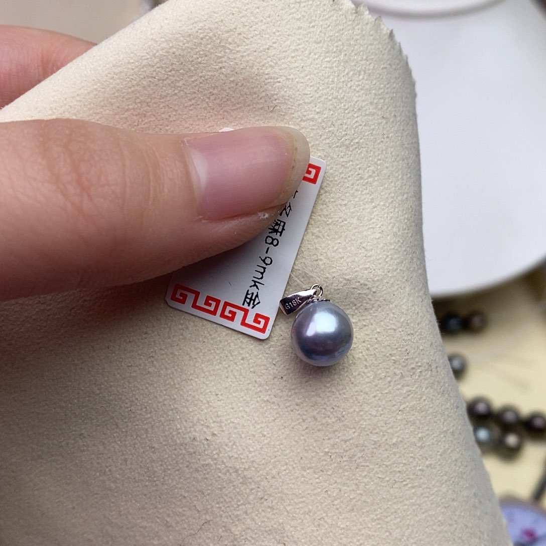 海水珍珠颈饰18K金镶嵌