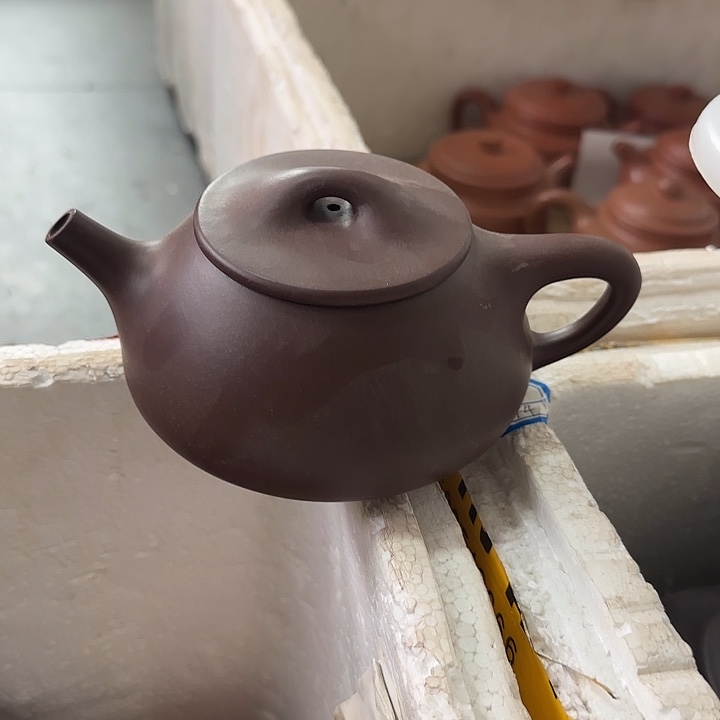 茶壶紫砂紫泥景舟石瓢