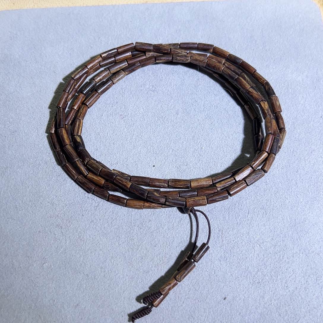 沉香手串天然芽庄红油老料多圈 沉水级 花甜果香凉 味道控