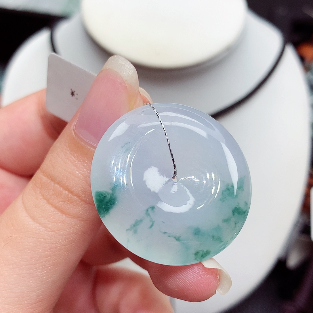 翡翠未镶嵌颈饰翡翠103，31/6.3