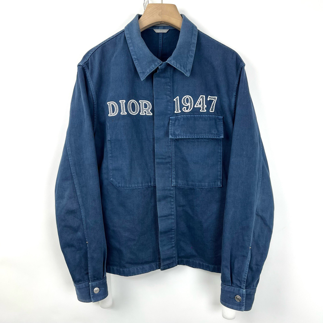 95新 DIOR/迪奥 1947刺绣logo牛仔夹克/44码/95新/编码06539