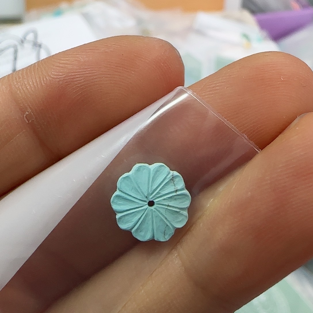 绿松石珠宝半成品未镶嵌