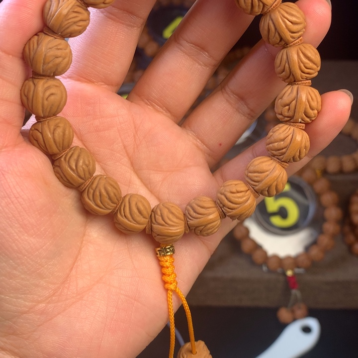 桃核手串李**电祥云纹13