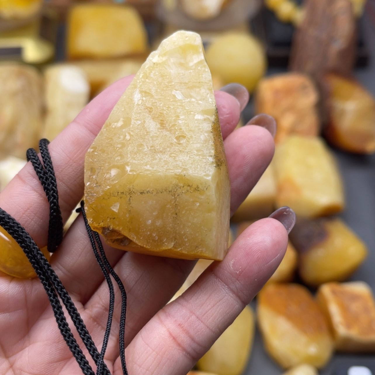【闪购商品】未镶嵌定制琥珀秋*天然琥珀蜜蜡原石定制y