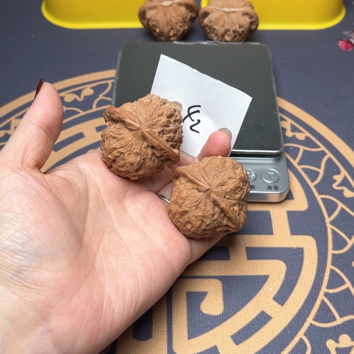 文玩核桃把件42南瓜墩