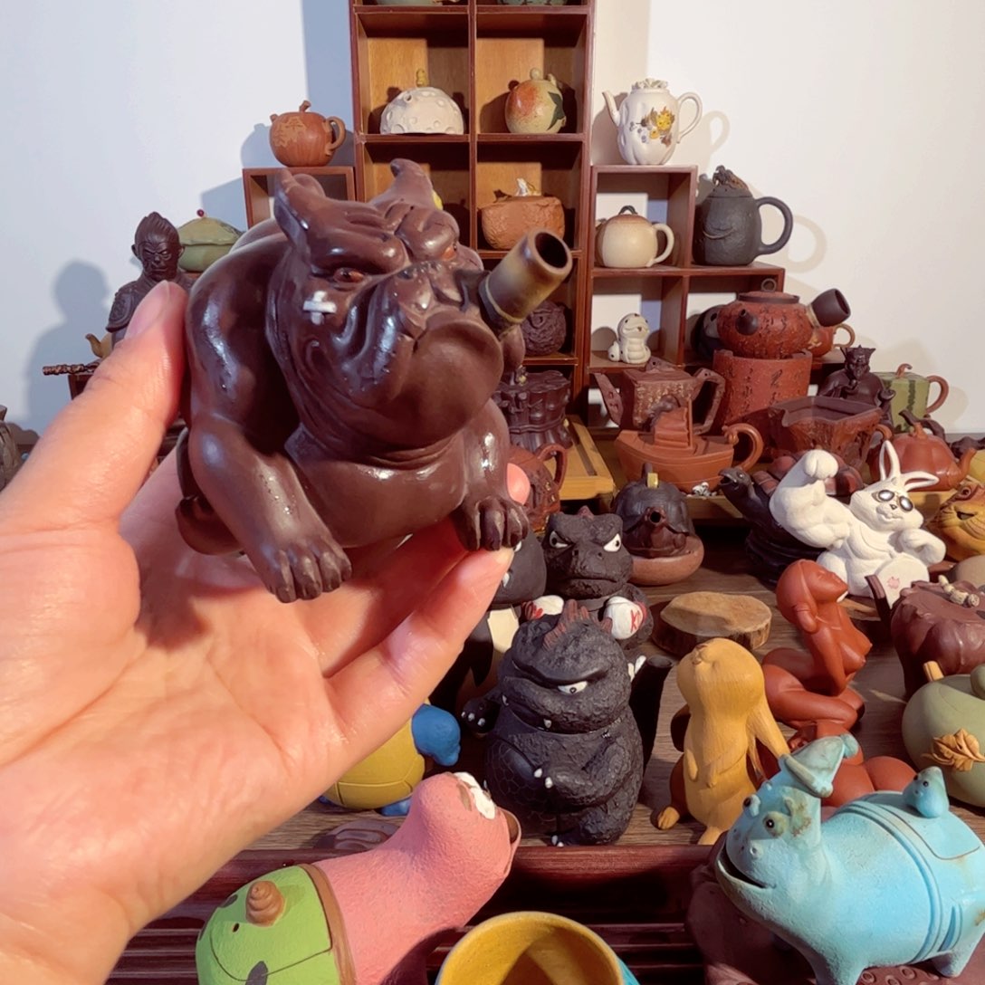 紫砂茶壶用****2纯手工制作过程非常