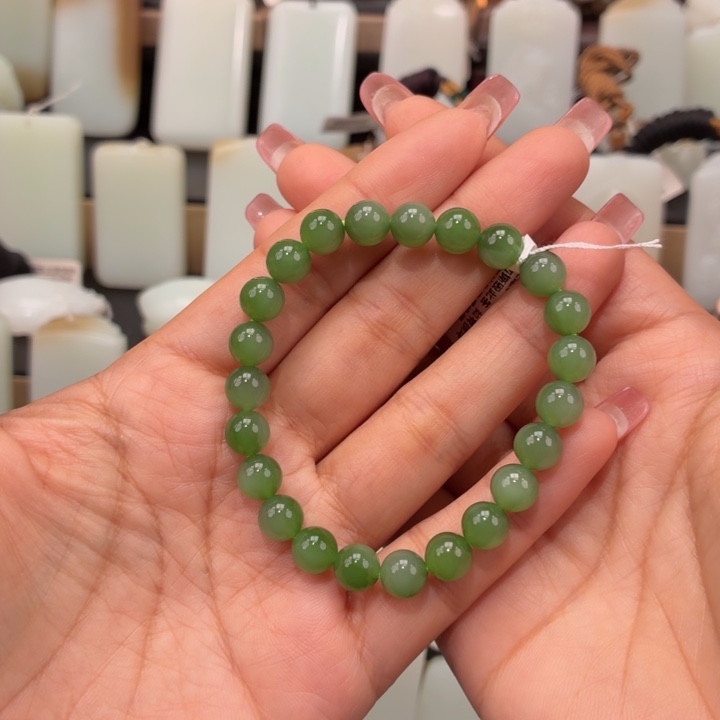 田***)和田玉未镶嵌颈饰