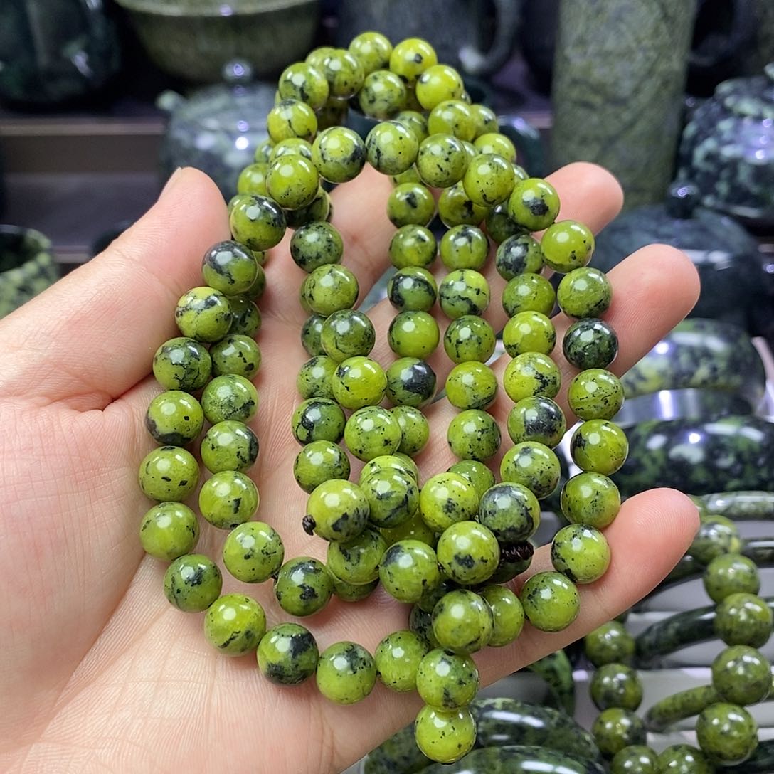 蛇纹石玉未镶嵌手串