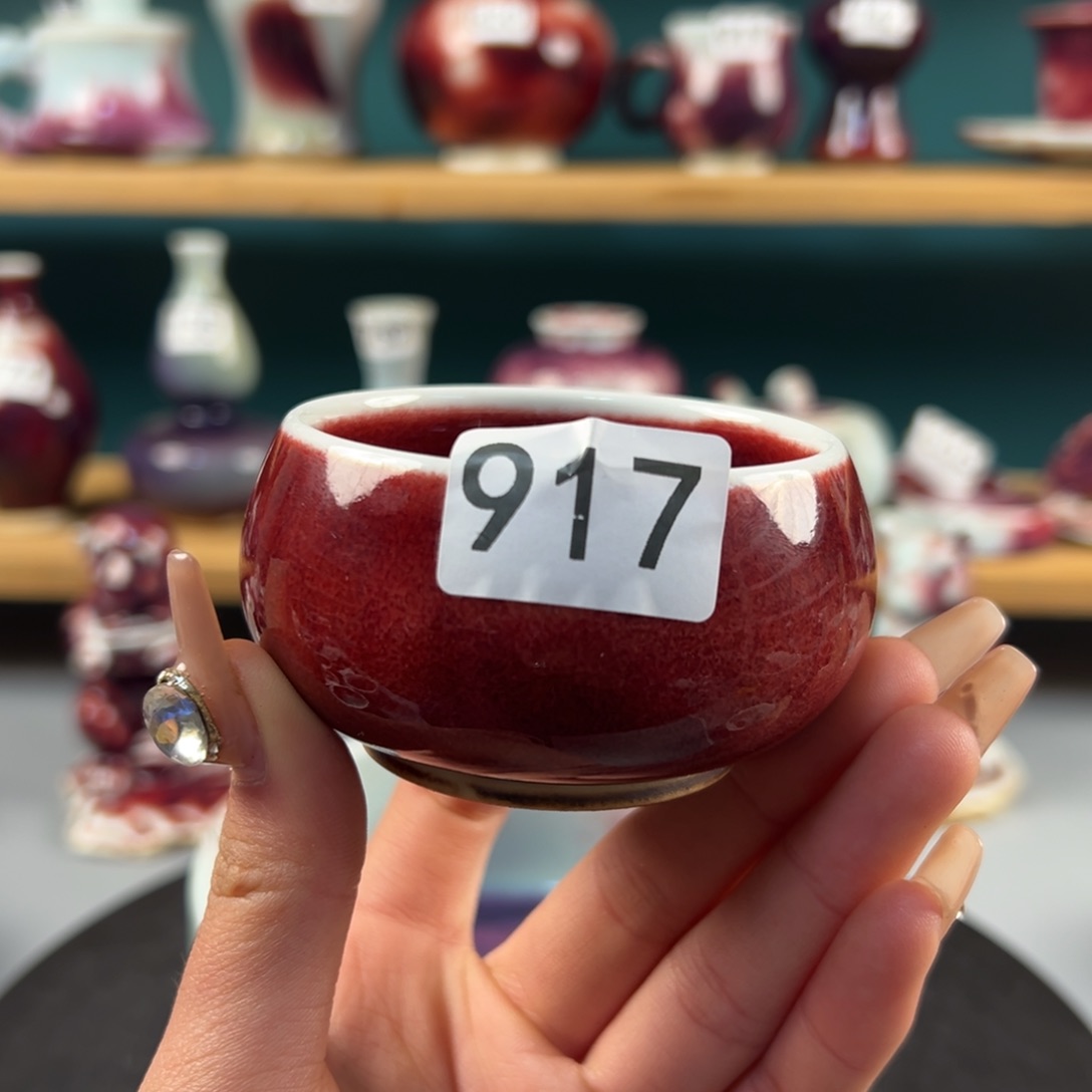 瓷片全品无暇主人杯纯手工