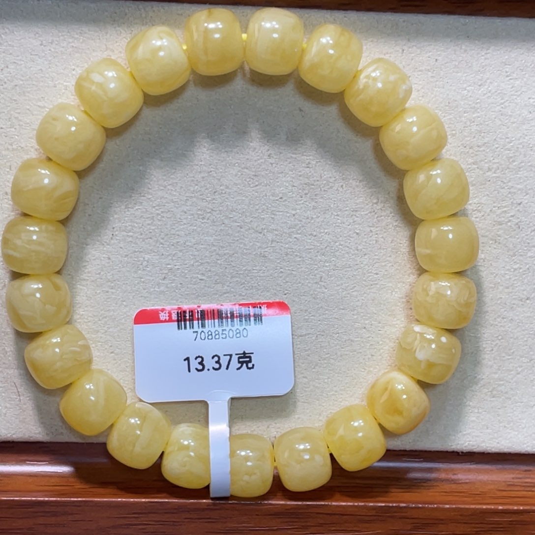 琥珀手链未镶嵌蜜蜡