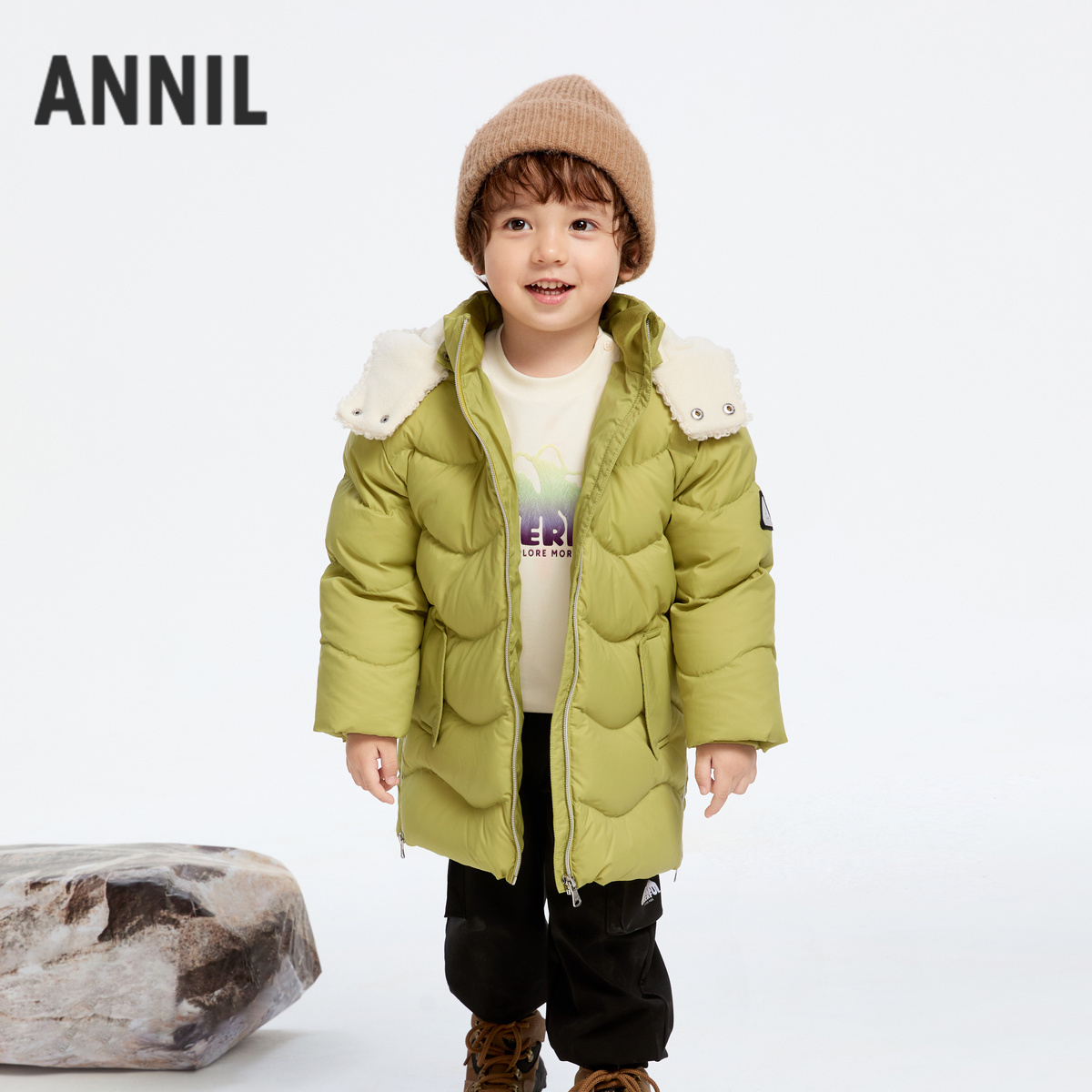 【捡漏】男小童 长款羽绒服XB445824