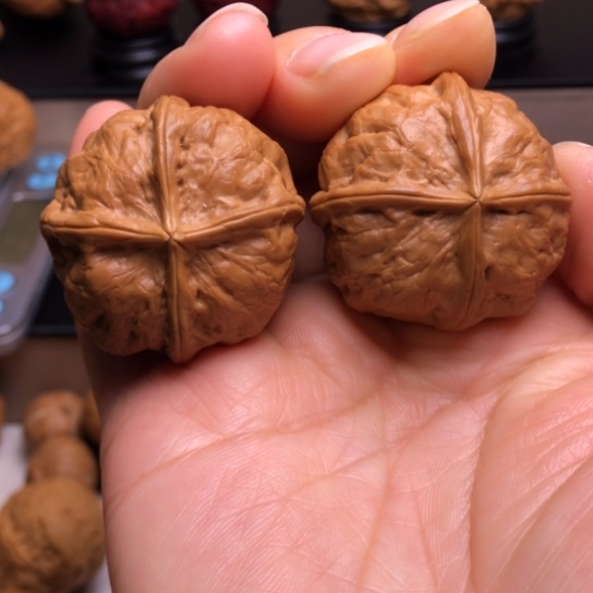 文玩核桃把件千**饰南瓜墩四楞19