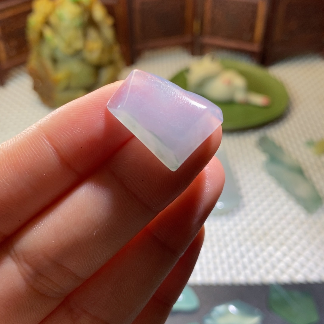 定制翡翠未镶嵌胖**兽天然翡翠