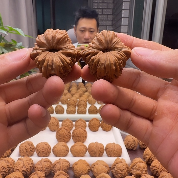 果***录吊坠文玩核桃拱桥楼