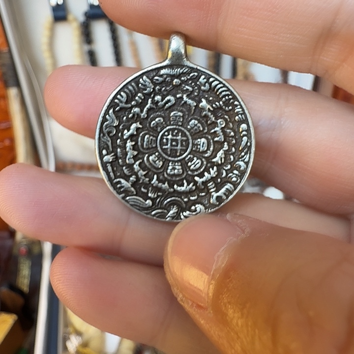 银S925迷你小九宫漏款