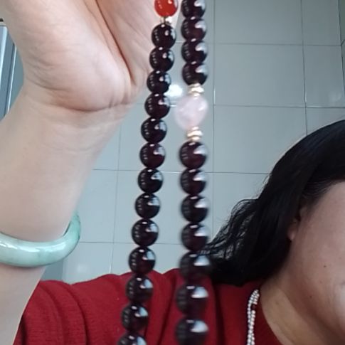 手链合金石榴石石榴石手机链