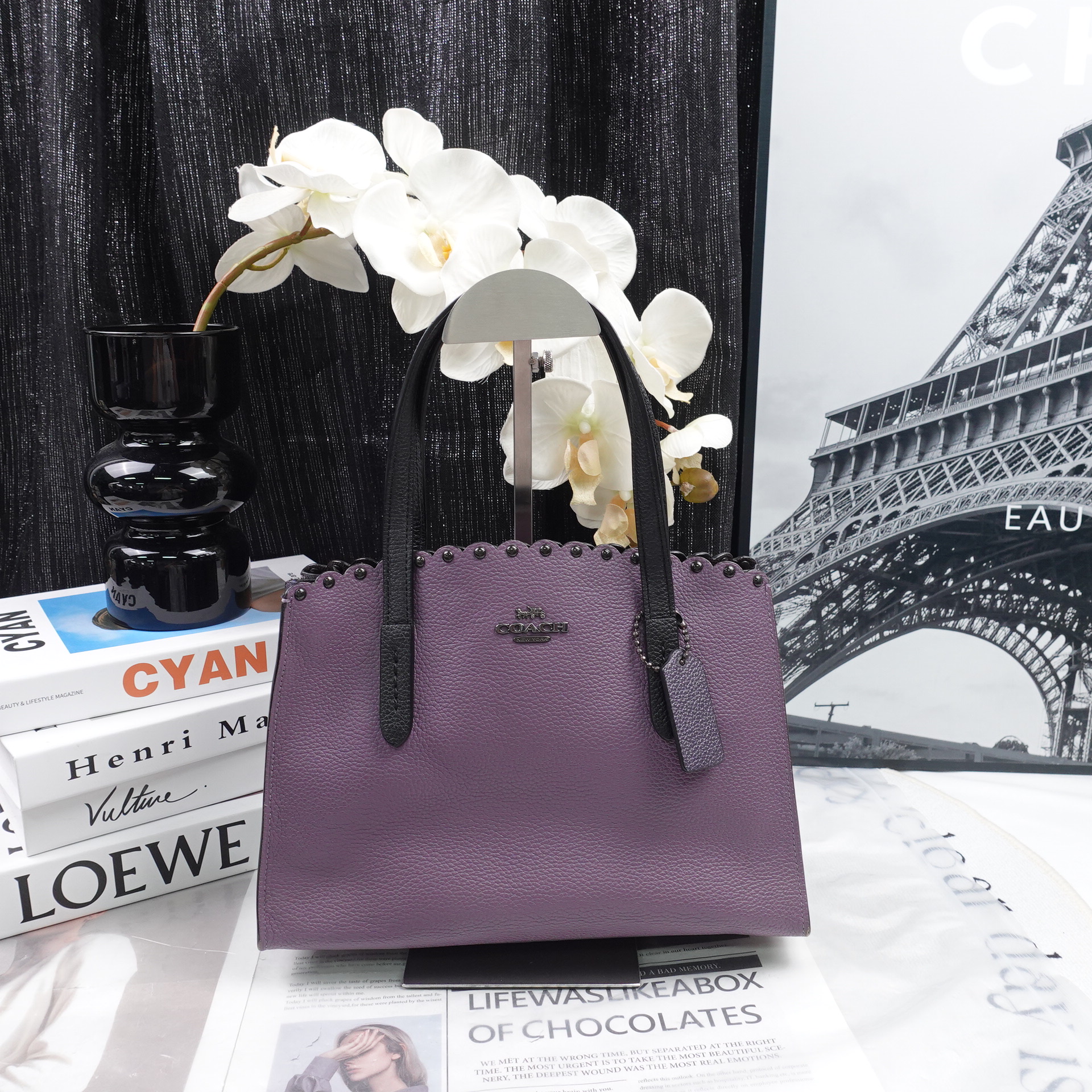 95新 COACH/蔻驰 单肩包/T10239174